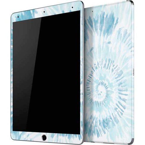 Blue and White Tie Dye iPad Skins