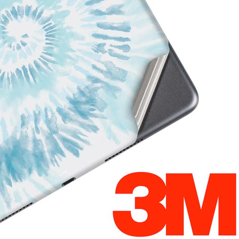 Blue and White Tie Dye iPad Skins
