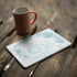 Blue and White Tie Dye iPad Skins