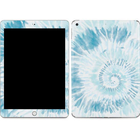 Blue and White Tie Dye Apple iPad Skin