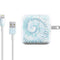 Blue and White Tie Dye iPad Charger (10W USB) Skin