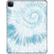 Blue and White Tie Dye iPad Pro 11in (2024) Clear Case