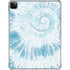 Blue and White Tie Dye iPad Pro 11in (2024) Clear Case