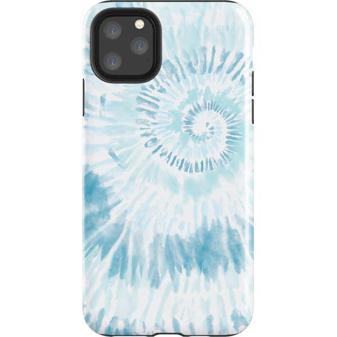 Blue and White Tie Dye iPhone Cases