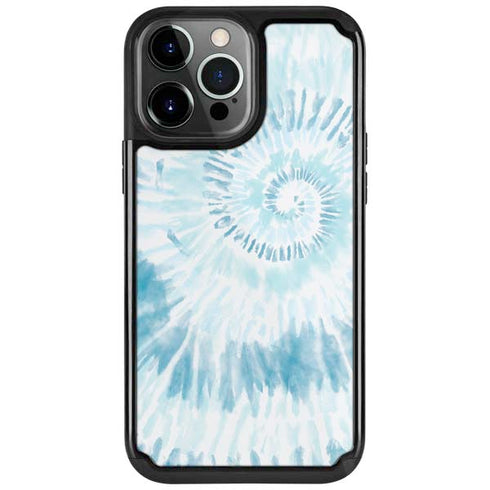 Blue and White Tie Dye iPhone Cases
