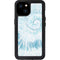 Blue and White Tie Dye iPhone 15 Plus Waterproof Case