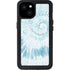 Blue and White Tie Dye iPhone 15 Plus Waterproof Case