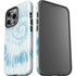 Blue and White Tie Dye iPhone 15 Pro Impact Case