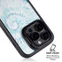 Blue and White Tie Dye iPhone 15 Pro Max Kickstand Case