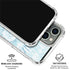 Blue and White Tie Dye iPhone 16 Pro Clear Case