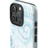 Blue and White Tie Dye iPhone 16 Pro Impact Case