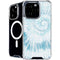 Blue and White Tie Dye iPhone 16 Pro MagSafe Case