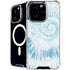 Blue and White Tie Dye iPhone 16 Pro MagSafe Case