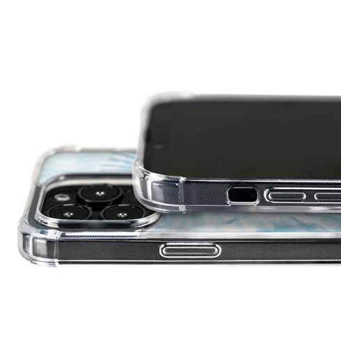 Blue and White Tie Dye iPhone 16 Pro MagSafe Case