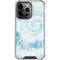 Blue and White Tie Dye iPhone 16 Pro Max Clear Case