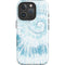Blue and White Tie Dye iPhone 16 Pro Max Magsafe Impact Case