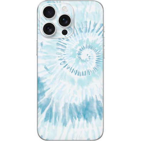 Blue and White Tie Dye iPhone 16 Pro Max Skin