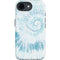 Blue and White Tie Dye iPhone 16e Impact Case