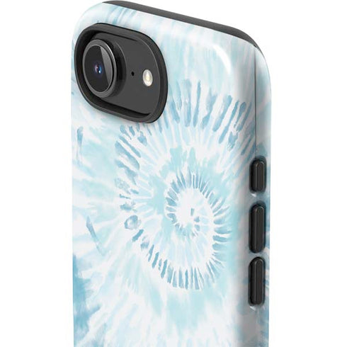 Blue and White Tie Dye iPhone 16e Impact Case