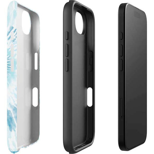Blue and White Tie Dye iPhone 16e Impact Case