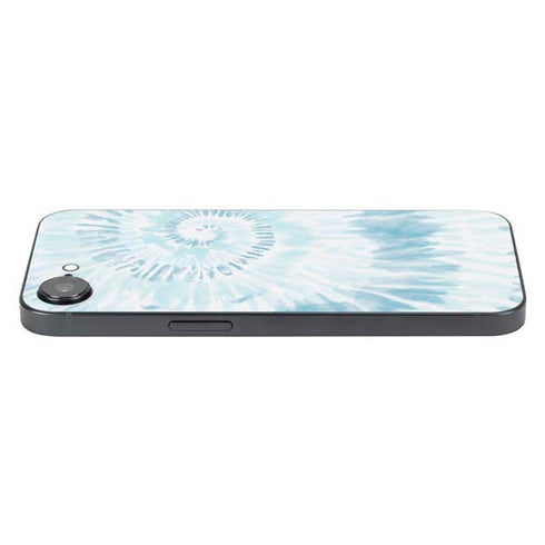 Blue and White Tie Dye iPhone 16e Skin