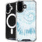 Blue and White Tie Dye iPhone 17 MagSafe Case