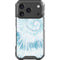 Blue and White Tie Dye iPhone 18 Pro Clear Case