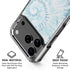 Blue and White Tie Dye iPhone 18 Pro Clear Case