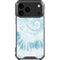 Blue and White Tie Dye iPhone 18 Pro Max Clear Case