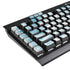 Blue and White Tie Dye K95 RGB PLATINUM Mechanical Gaming Keyboard Skin
