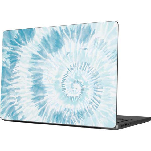 Blue and White Tie Dye Apple MacBook Pro 14-inch Skin