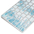 Blue and White Tie Dye Magic Keyboard Skin