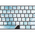 Blue and White Tie Dye Magic Keyboard with Numeric Keypad Skin
