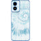 Blue and White Tie Dye Moto G Play 4G (2024) Skin