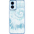 Blue and White Tie Dye Moto G Play 4G (2024) Skin