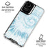 Blue and White Tie Dye Moto G Power 5G (2024) Clear Case