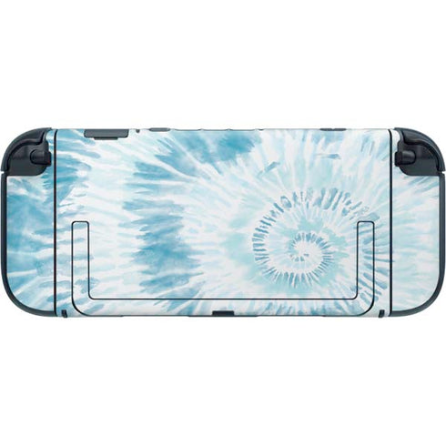Blue and White Tie Dye Nintendo Switch 2 (2025) with Joy-Con Skin
