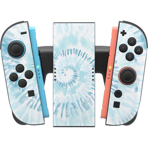 Blue and White Tie Dye Nintendo Switch 2 (2025) Joy-Con Controller Skin