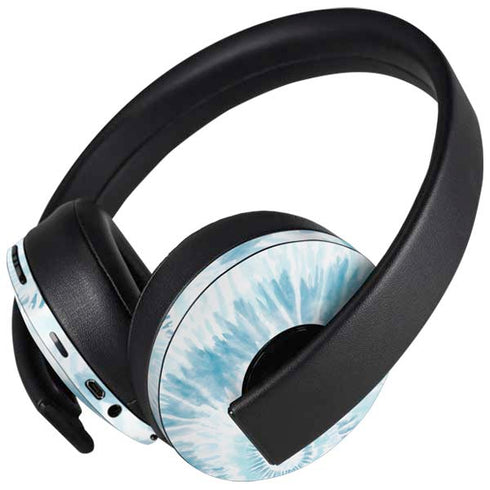 Blue and White Tie Dye PlayStation 4 Gold Wireless Headset Skin