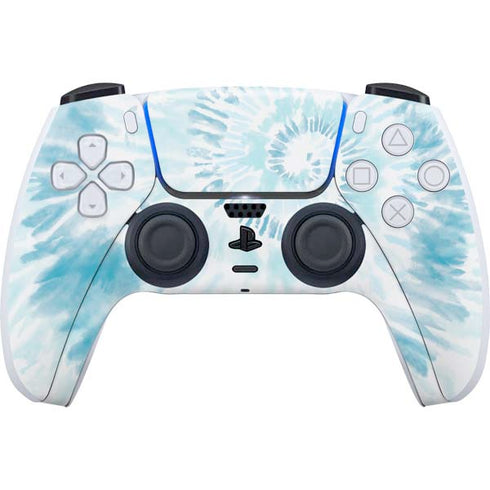 Blue and White Tie Dye PlayStation PS5 Skins