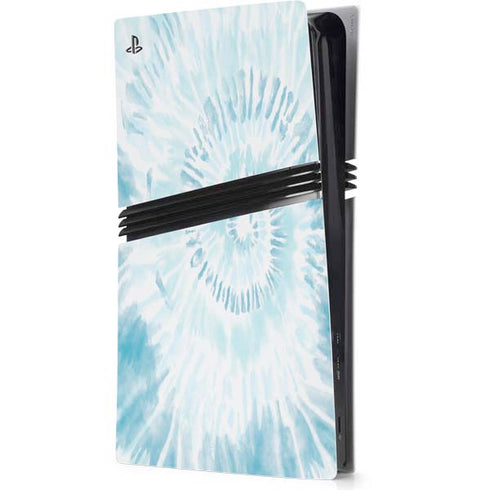 Blue and White Tie Dye PS5 Pro Console Skin