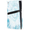 Blue and White Tie Dye PS5 Pro Disk Console Skin