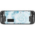 Blue and White Tie Dye Steam Deck Handheld Gaming Computer Skin