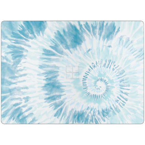 Blue and White Tie Dye Surface Laptop 7 15in Skin