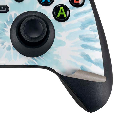 Blue and White Tie Dye Xbox Series X Bundle Skin