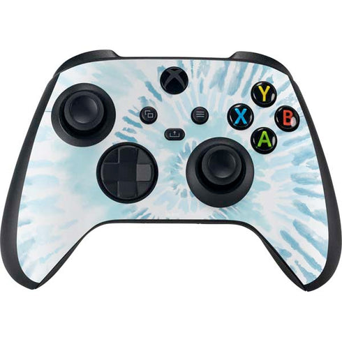 Blue and White Tie Dye XBox Series X Digital Edition Bundle Skin