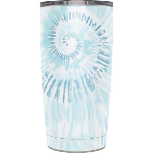 Blue and White Tie Dye Yeti 20oz Tumbler Skin