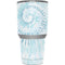Blue and White Tie Dye Yeti 30oz Rambler Tumbler Skin