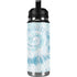 Blue and White Tie Dye YETI Rambler 26oz Bottle Skin