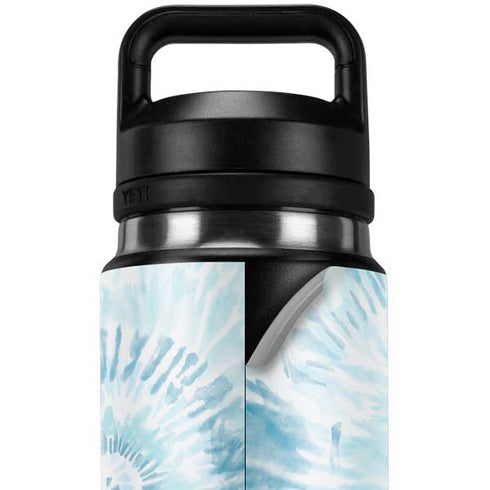 Blue and White Tie Dye YETI Rambler 26oz Bottle Skin